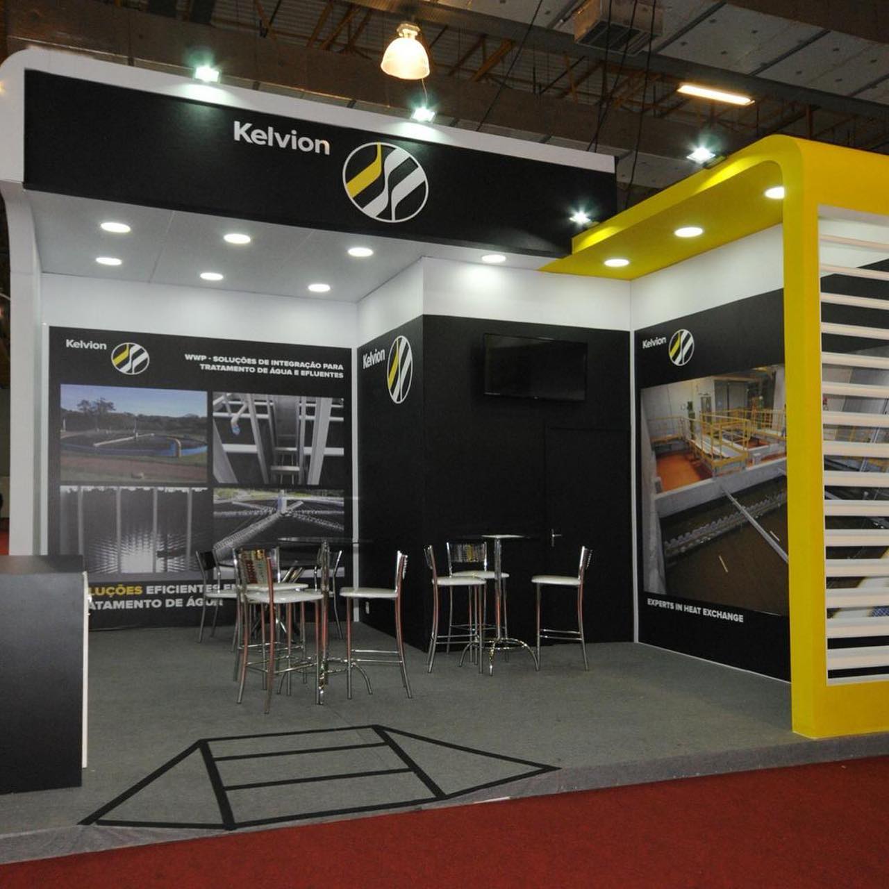 Montagem de stands para eventos